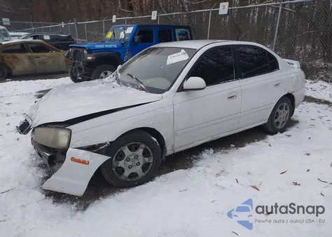 2002 Hyundai Elantra Gls z USA, uszkodzony, nr VIN KMHDN45DX2U454348